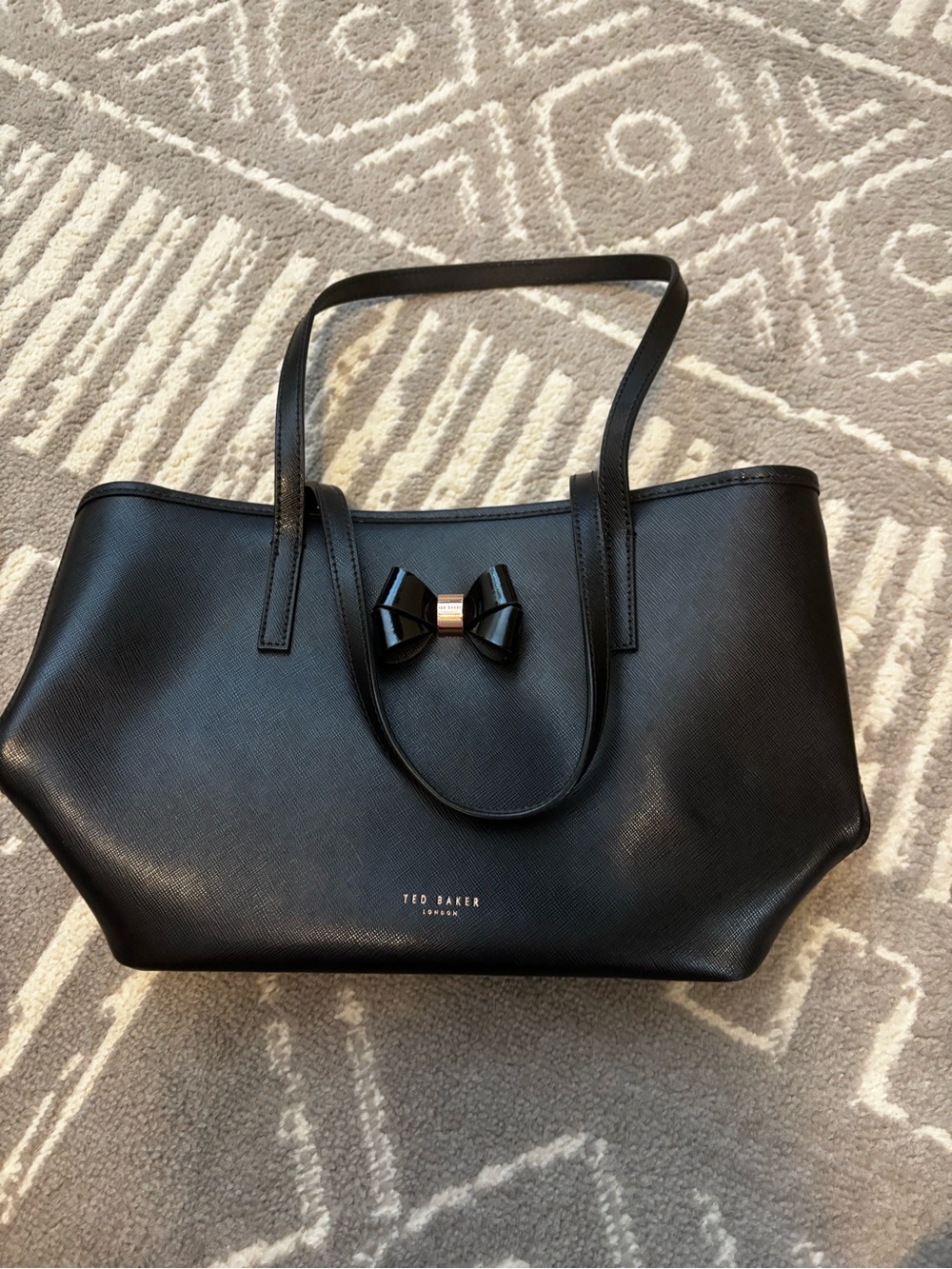 Ted Baker Beanne Black Bow Tote Bag